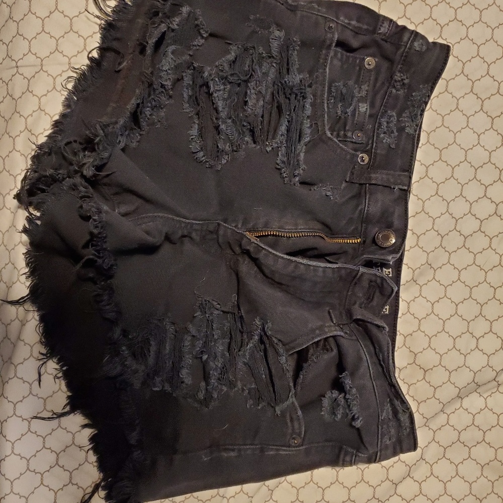 AEO Vintage Hi-rise Festival Shorts